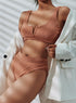 Ladies Fashion European And American Back Bikini Swimsuit - ROUTINE FASHION